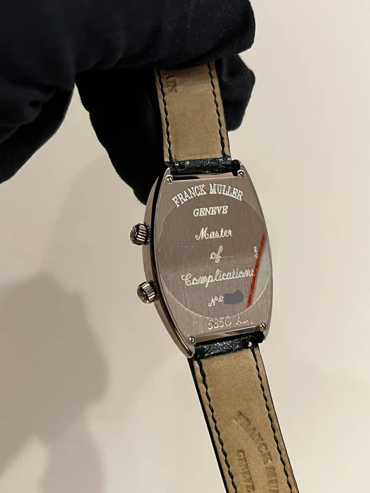 Franck Muller Cintrée Curvex Big Ben Alarm White Gold